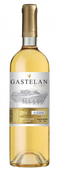 Вино Кастелан Совиньон Блан Лангедок бел сух 12% 0,75л