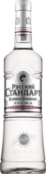 Водка Русский Стандарт Платинум 40% 0,5л