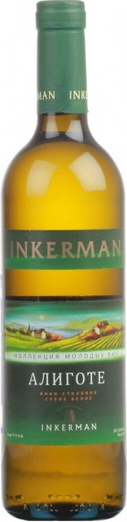 Вино Инкерман Алиготе бел сух 11-13% 0,7л