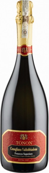 Вино игристое Тонон Конельяно Вальдоббьядене Просекко Супериоре Венето бел сух 11,5% 0,75л
