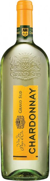 Вино Гран Сюд Шардонне Лангедок-Руссийон бел п/сух 13,5% 1л
