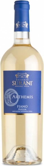 Вино Сурани Артемис Фиано бел сух 12,5% 0,75л