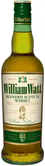 Виски Вильям Ватт шотландский купажированный 40% 0,5л