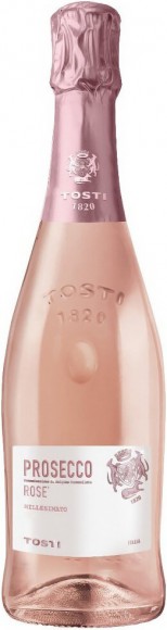 Вино игристое Тости Просекко Розе Миллезимато Венето роз брют 11% 0,75л
