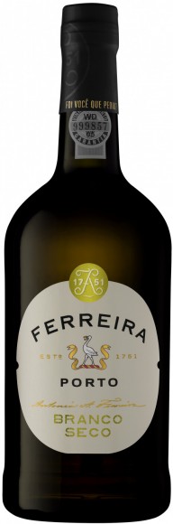 Вино ликерное Портвейн Феррейра Бранку Секу Порту Дору бел 19,5% 0,75л
