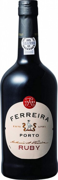 Вино ликерное Портвейн Феррейра Руби Порту Дору кр 19,5% 0,75л
