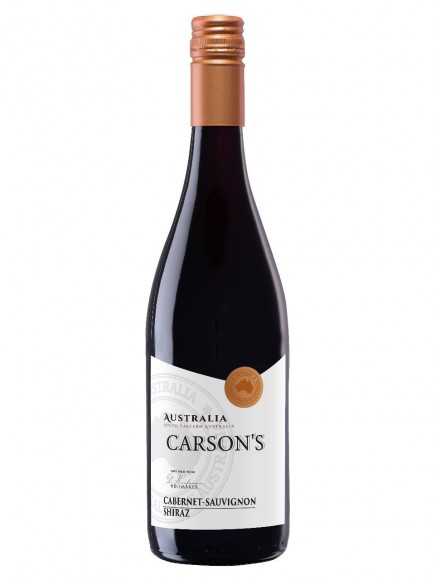 Вино Карсонс Каберне Совиньон Шираз Юго-Восточная Австралия кр сух 13,5% 0,75л