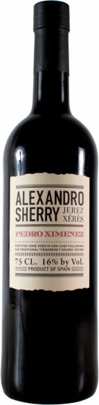 Вино ликерное Херес Алехандро Педро Хименес 19% 0,75л