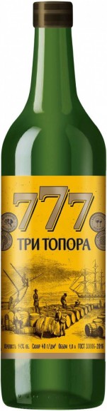 Плодовая алкогольная продукция полусладкая Три Топора 14% 1л