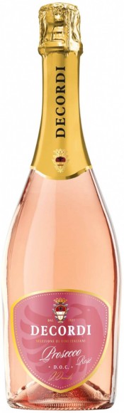 Вино игристое Декорди Просекко Розе брют роз 11% 0,75л