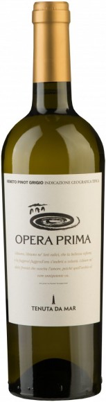 Вино Тенута да Мар Опера Прима Пино Гриджо Делле Венецие бел сух 12,5% 0,75л