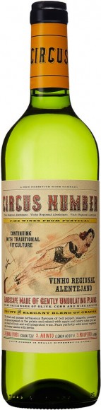 Вино Циркус Намбер бел сух 12,5% 0,75л