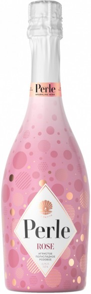 Вино игристое Ла Петит Перле роз п/сл 11,5% 0,75л