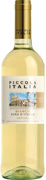 Вино Пиккола Италия бел п/сл 11% 0,75л