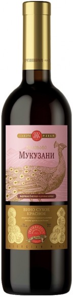 Вино Мукузани кр сух 12% 0,75л Грузвинпром