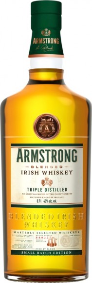 Виски Армстронг ирландский купажированный 40% 0,5л