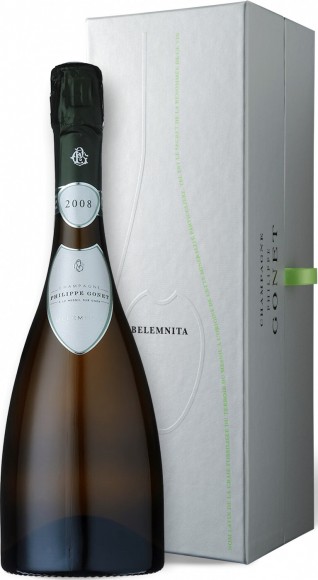 Вино игристое Шампань Филипп Гоне Белемнита Гран Крю Блан де Блан Шампань бел брют 12% 0,75л
